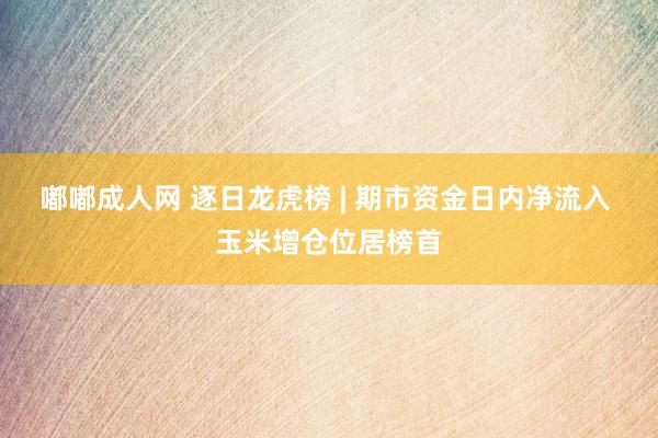 嘟嘟成人网 逐日龙虎榜 | 期市资金日内净流入 玉米增仓位居榜首