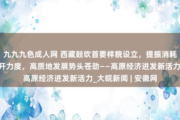 九九九色成人网 西藏鼓吹首要样貌设立，提振消耗信心，加大对外绽开力度，高质地发展势头苍劲——高原经济迸发新活力_大皖新闻 | 安徽网